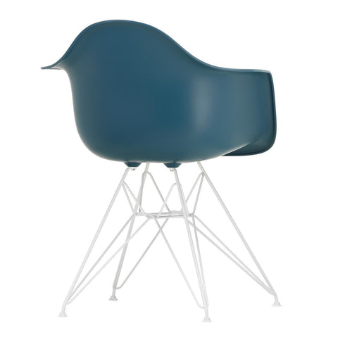 Cadeira de Braços em Plástico Eames DAR / Base Branca